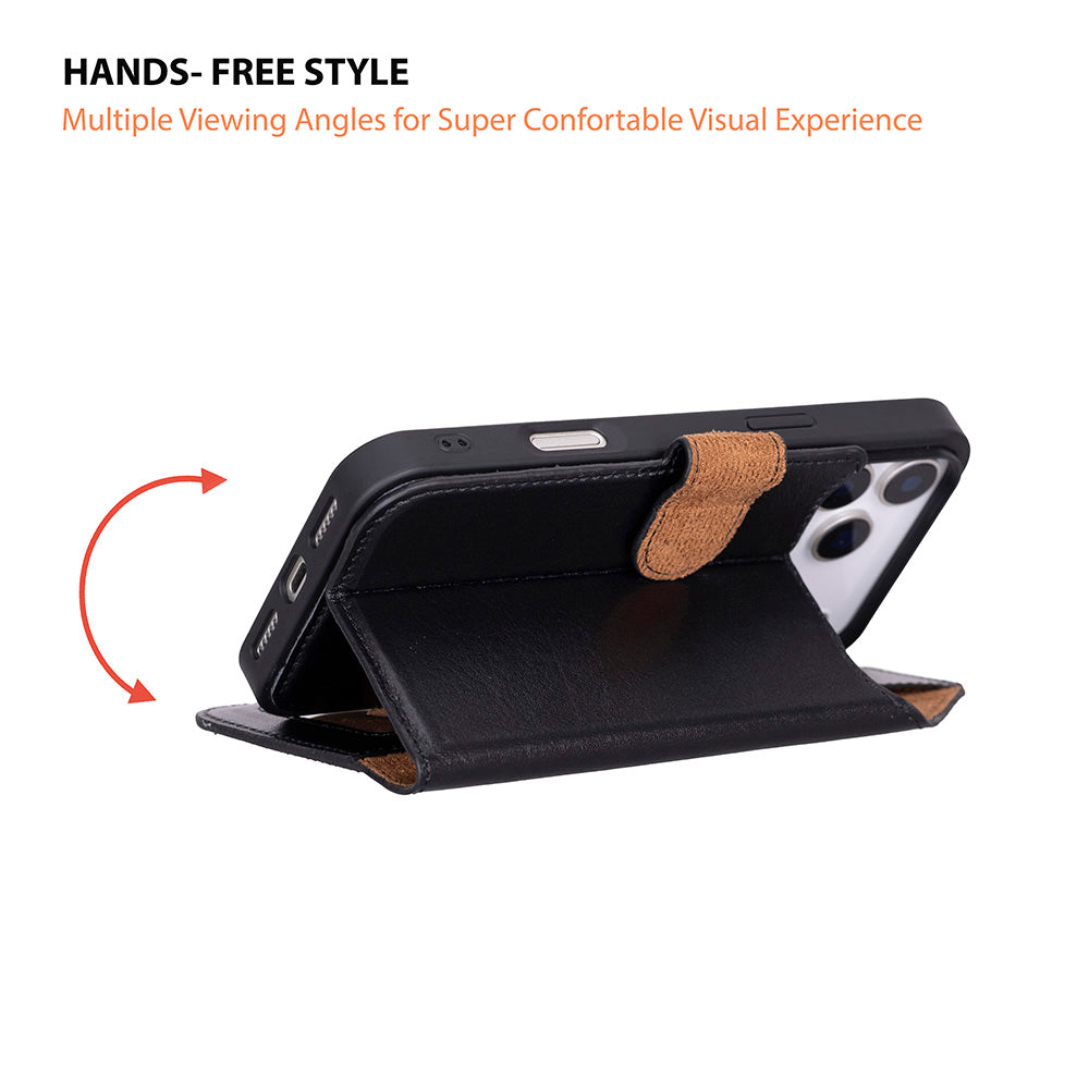 Bouletta Magic iPhone 17 Pro Detachable Leather Wallet Case