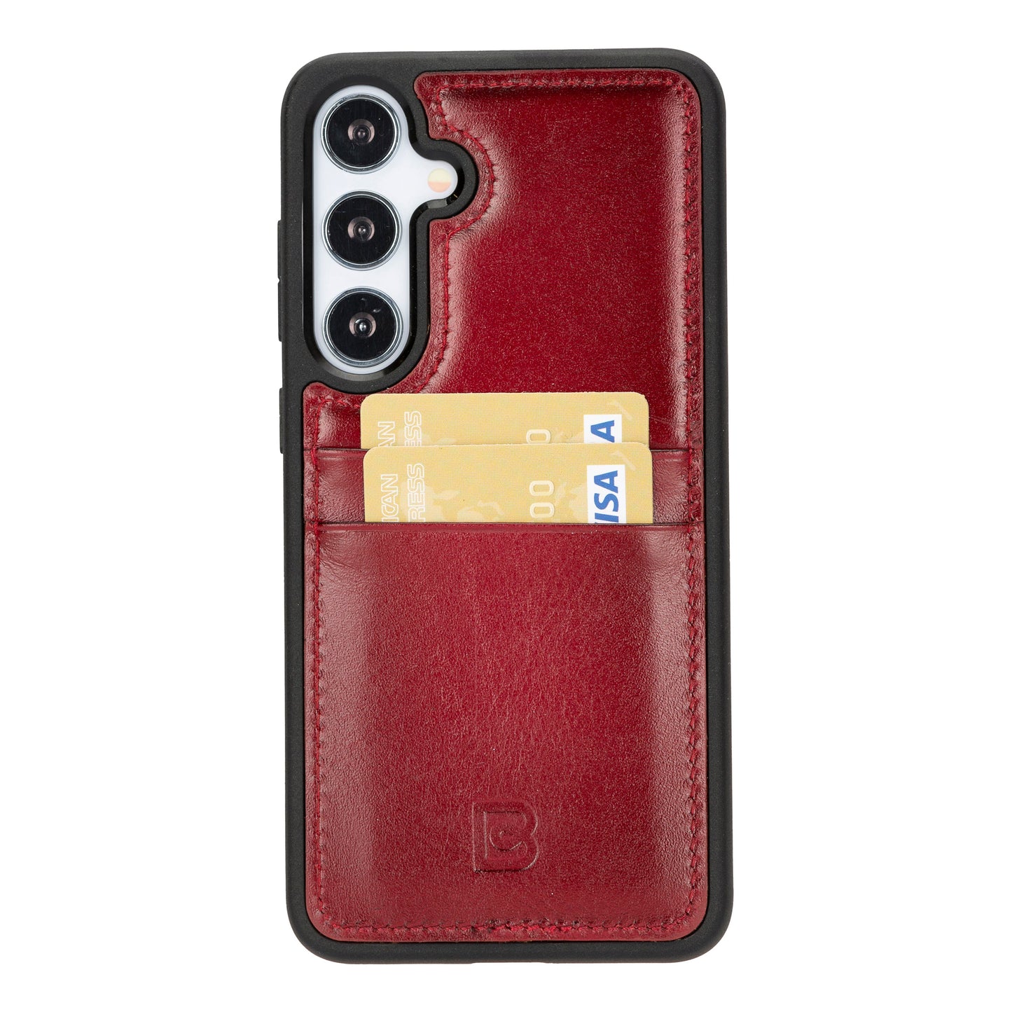 Bayelon Flex Cover Leather Case for Samsung Galaxy S24 Ultra with Card Holder