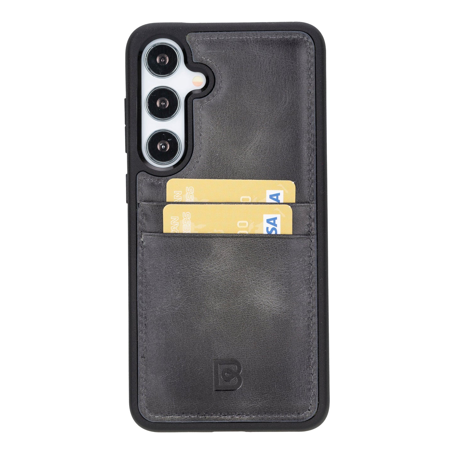 Bayelon Flex Cover Leather Case for Samsung Galaxy S24 Ultra with Card Holder