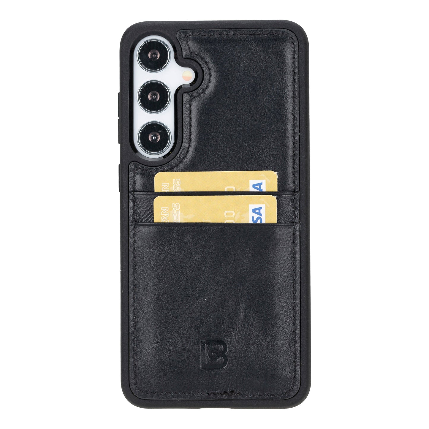 Bayelon Flex Cover Leather Case for Samsung Galaxy S24 Ultra with Card Holder