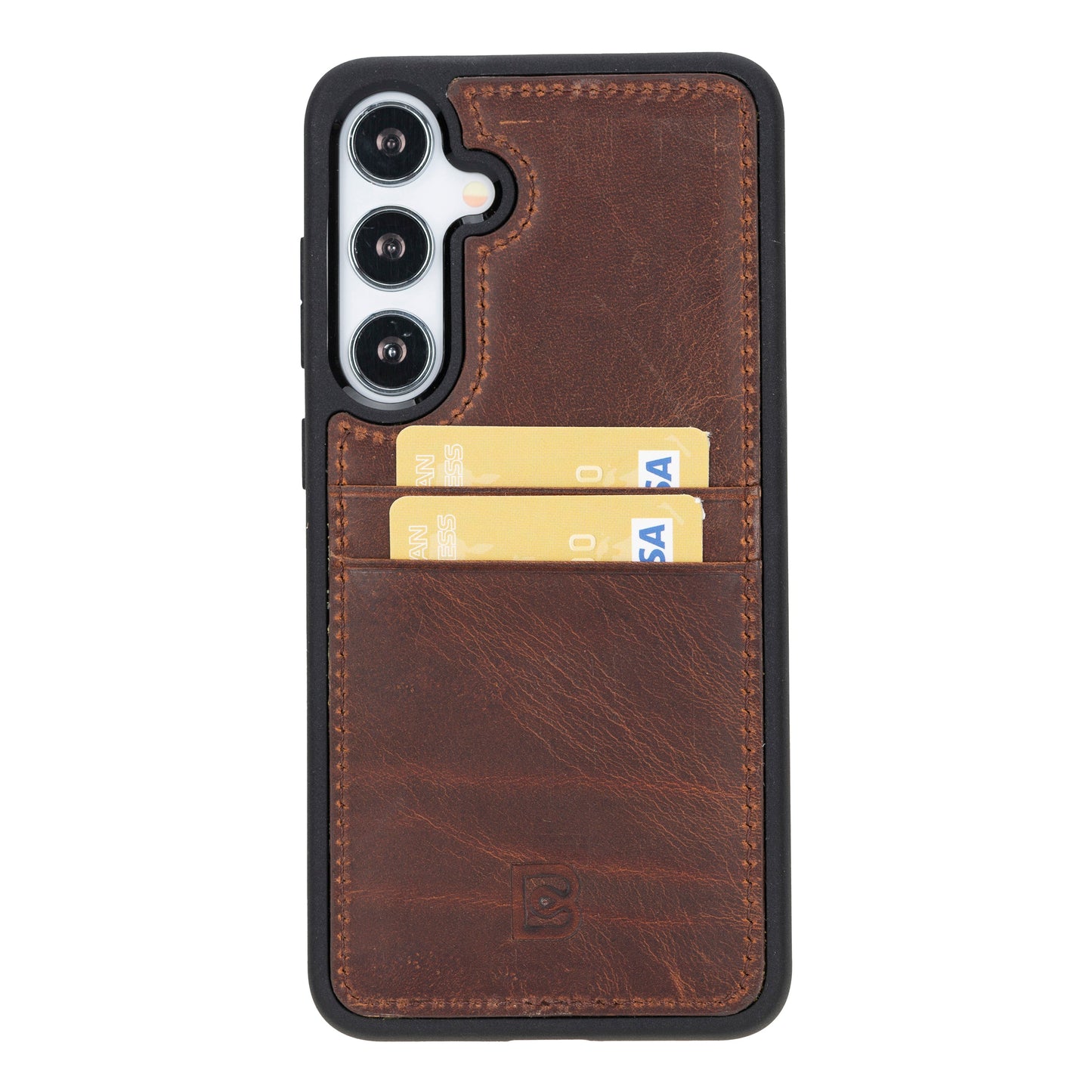 Bayelon Flex Cover Leather Case for Samsung Galaxy S24 Ultra with Card Holder