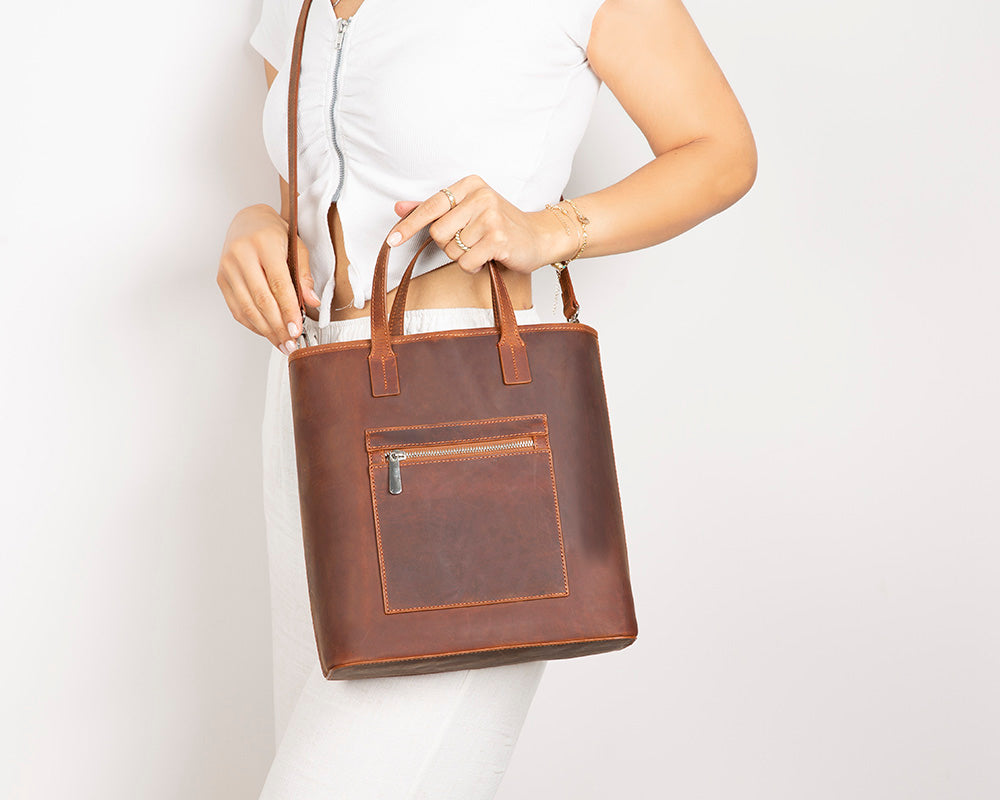 UnBranded Valetto Leather Tote Bag