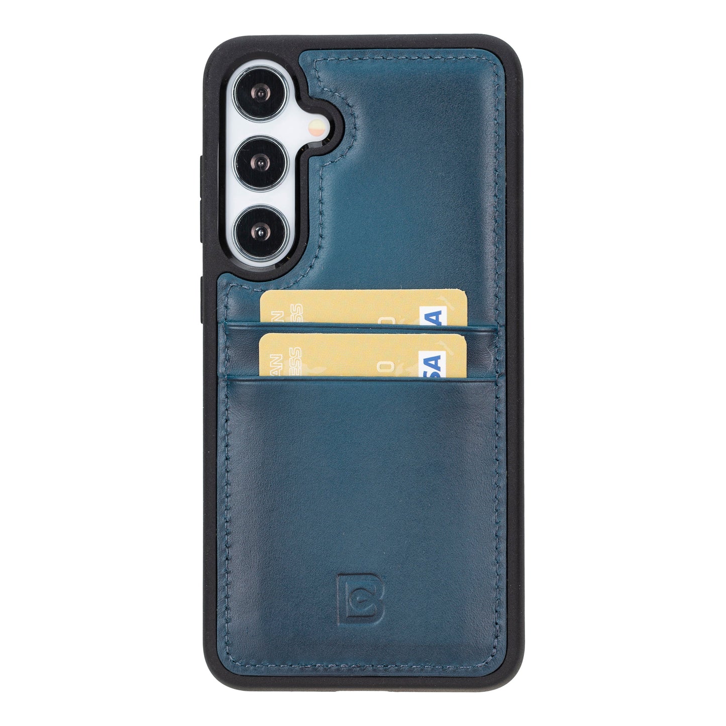 Bayelon Flex Cover Leather Case for Samsung Galaxy S24 Ultra with Card Holder