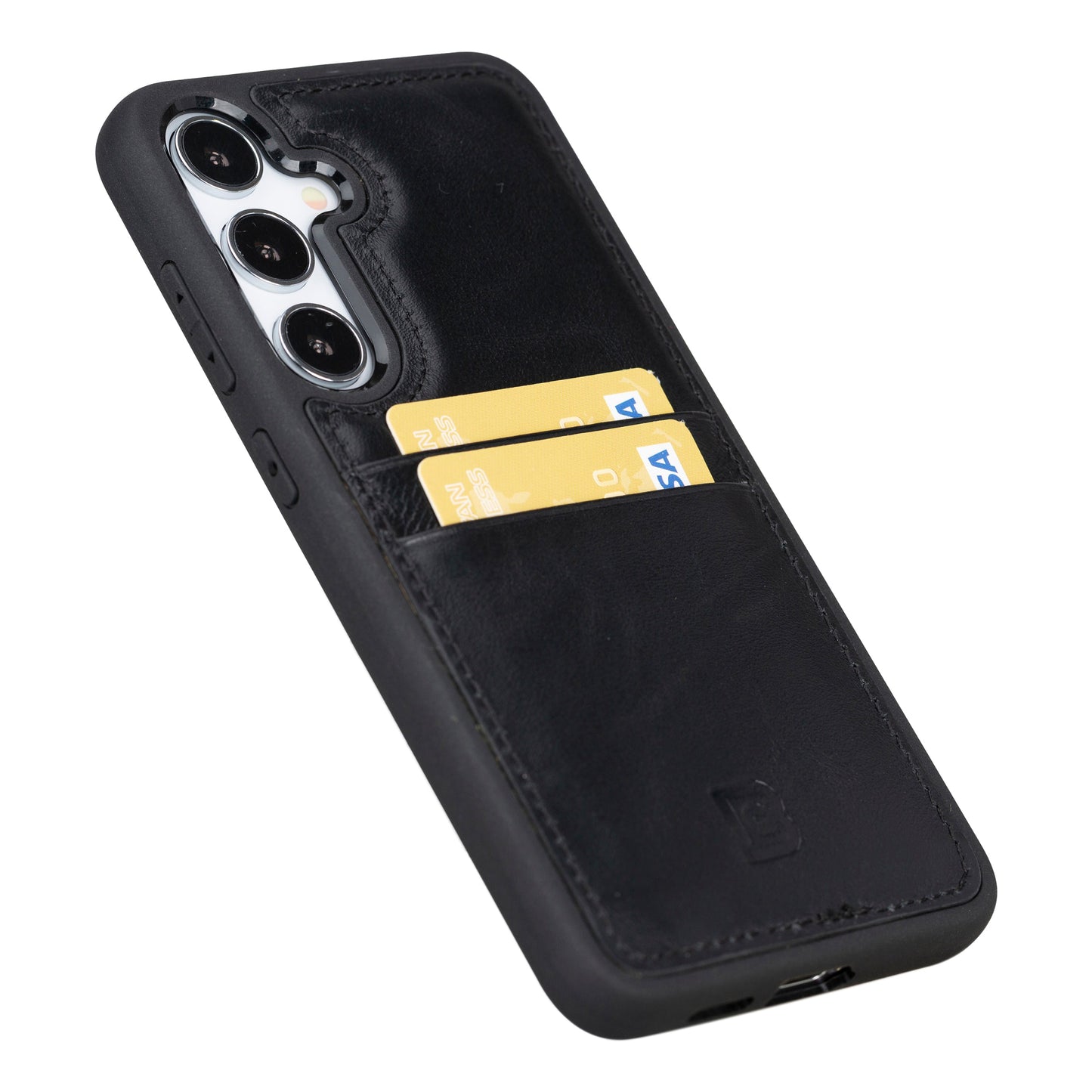 Bayelon Flex Cover Leather Case for Samsung Galaxy S24 Ultra with Card Holder