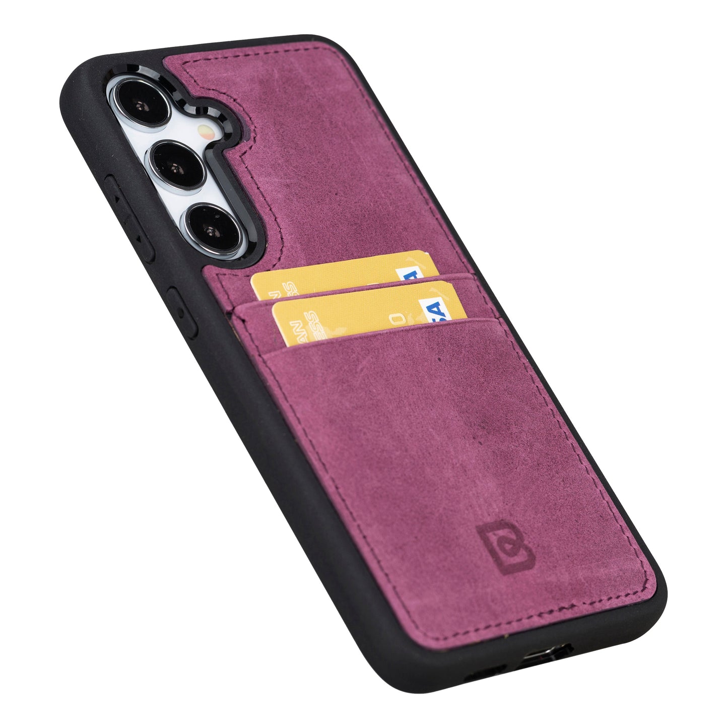 Bayelon Flex Cover Leather Case for Samsung Galaxy S24 Ultra with Card Holder