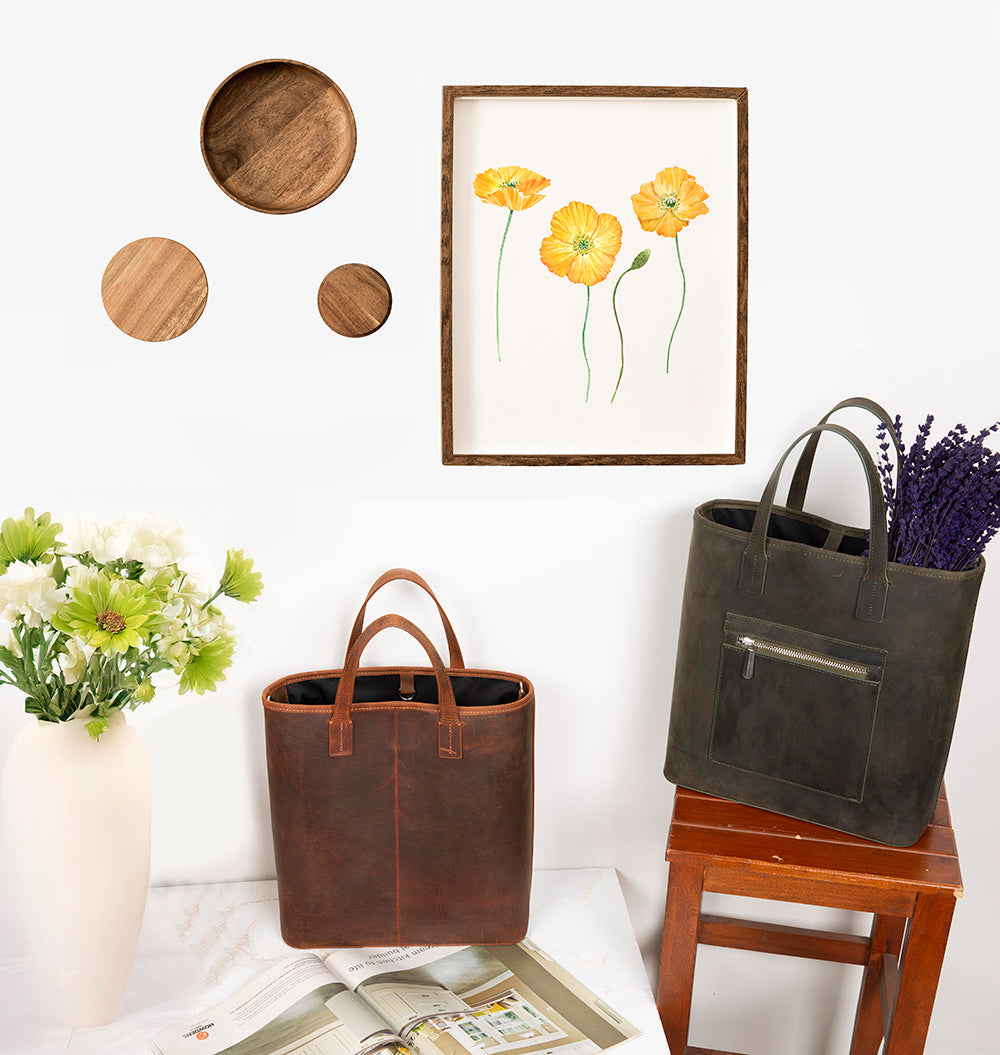 UnBranded Valetto Leather Tote Bag