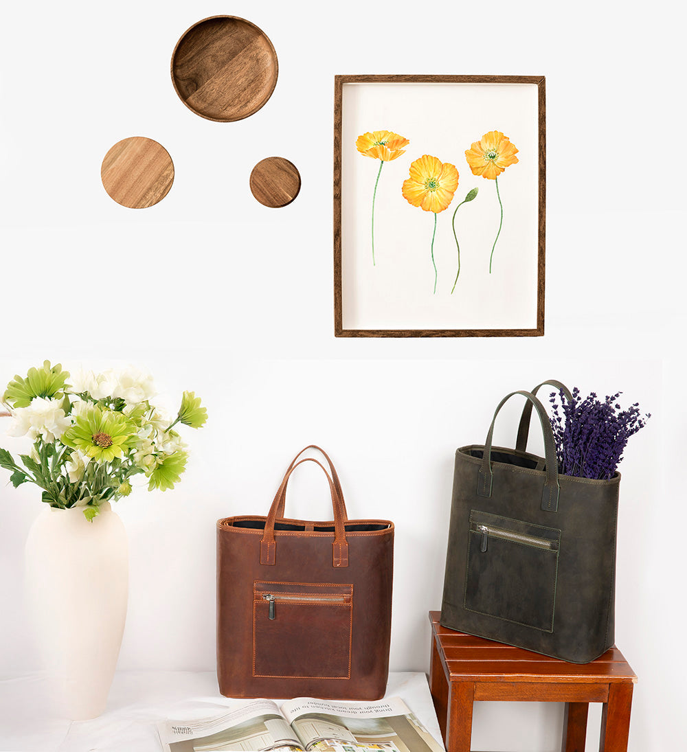 UnBranded Valetto Leather Tote Bag