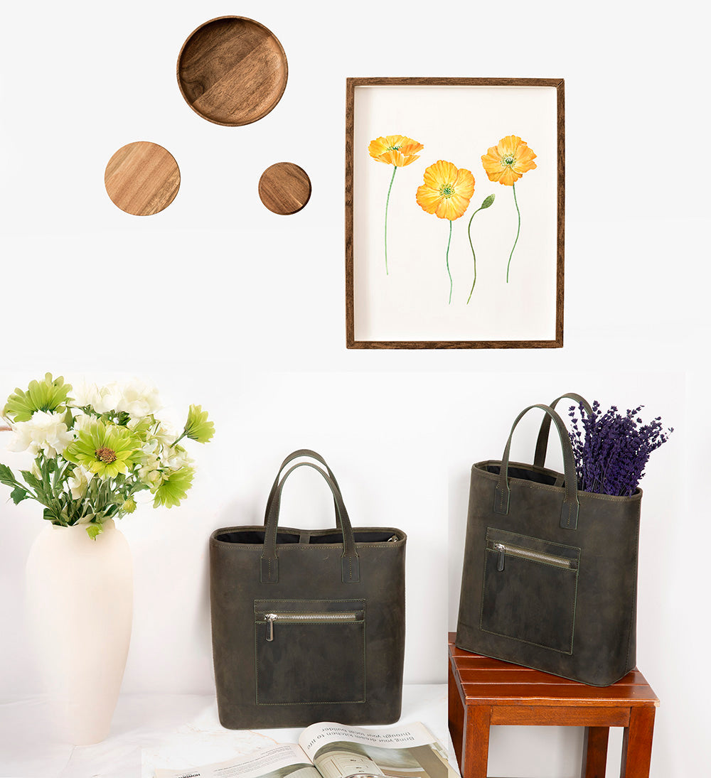 UnBranded Valetto Leather Tote Bag