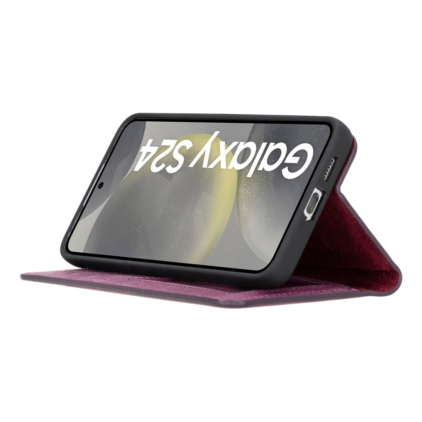 Bayelon Magic Detachable Leather Wallet Case for Samsung Galaxy S24