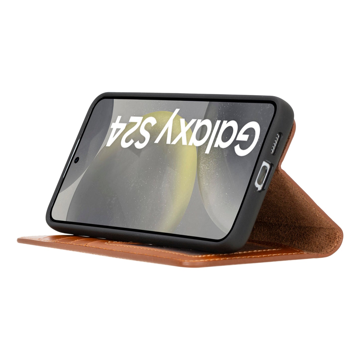 Bayelon Magic Detachable Leather Wallet Case for Samsung Galaxy S24