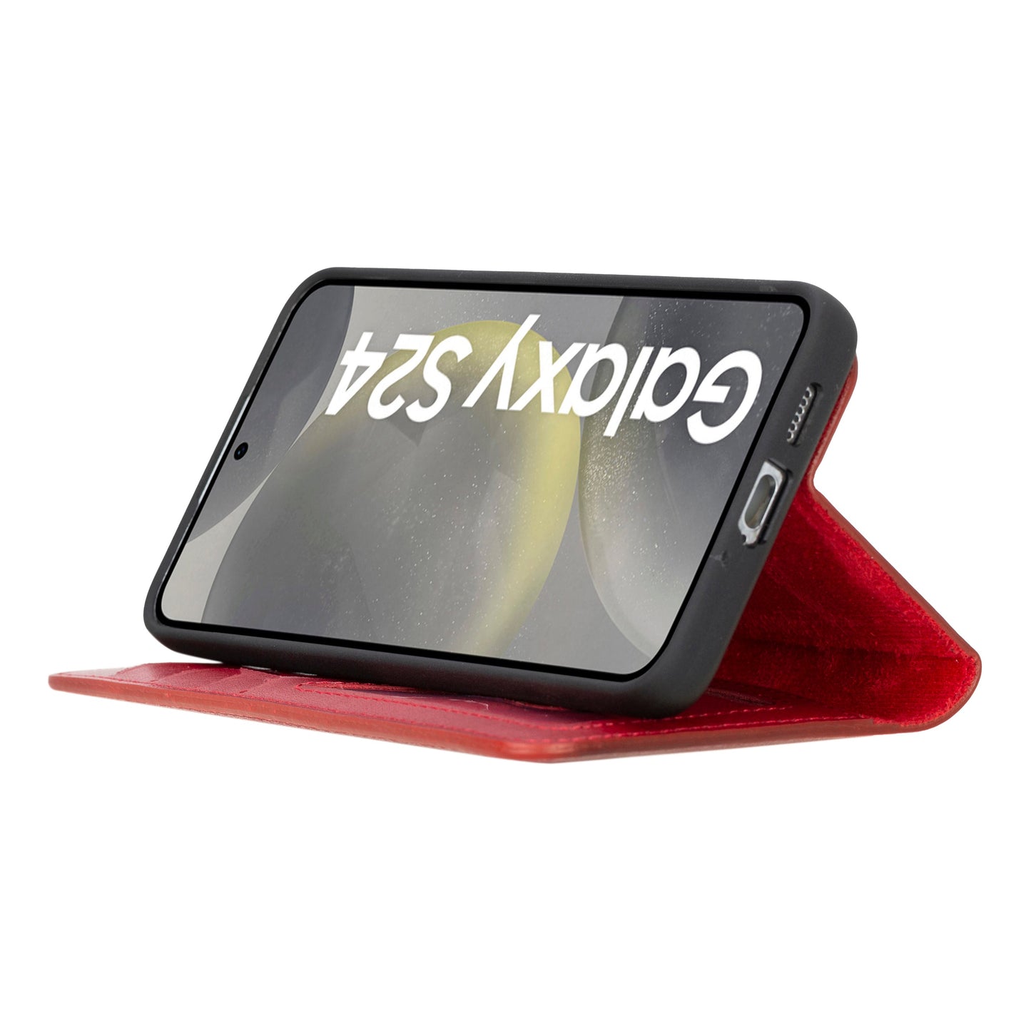 Bayelon Magic Detachable Leather Wallet Case for Samsung Galaxy S24