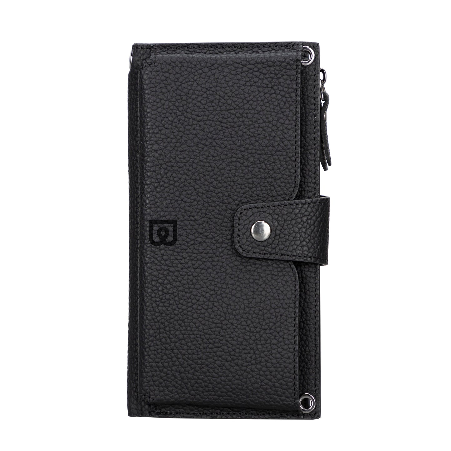 Bayelon Nexora Strap Leather Wallet for Modern Women Midnight