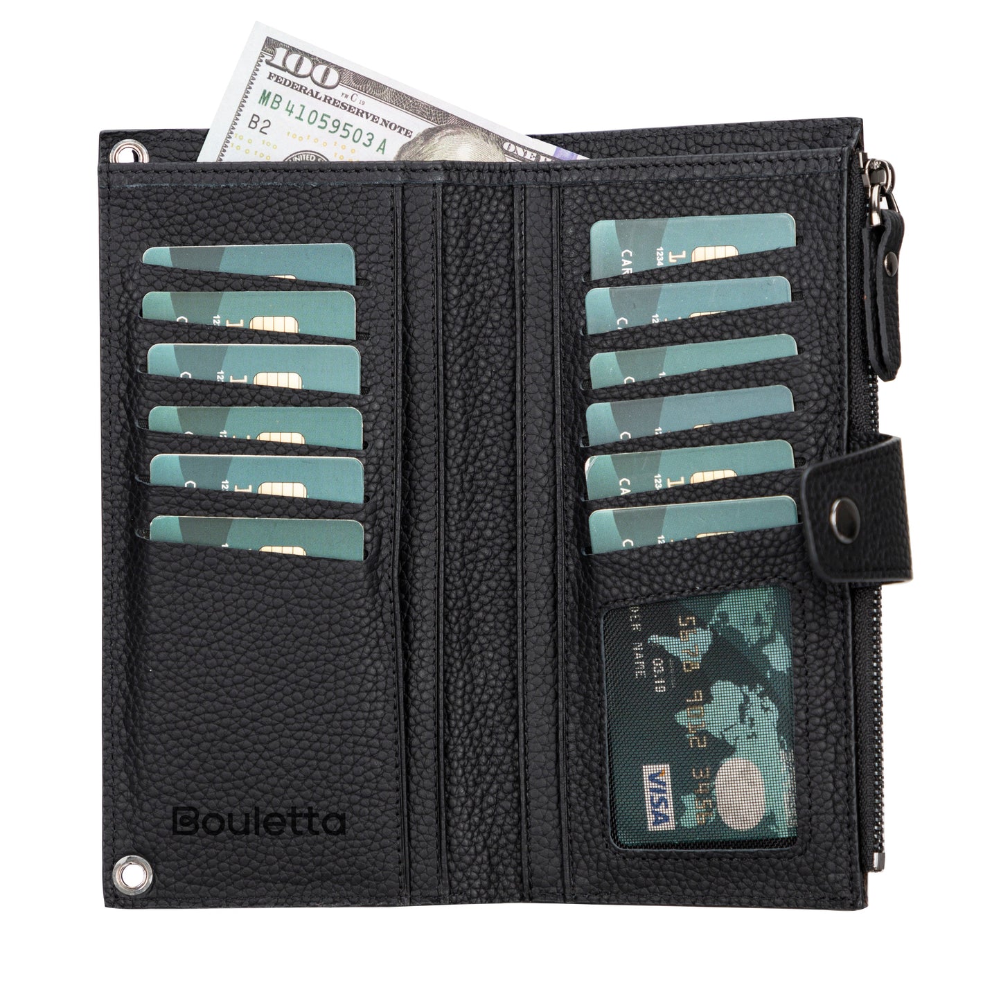 Bayelon Nexora Strap Leather Wallet for Modern Women