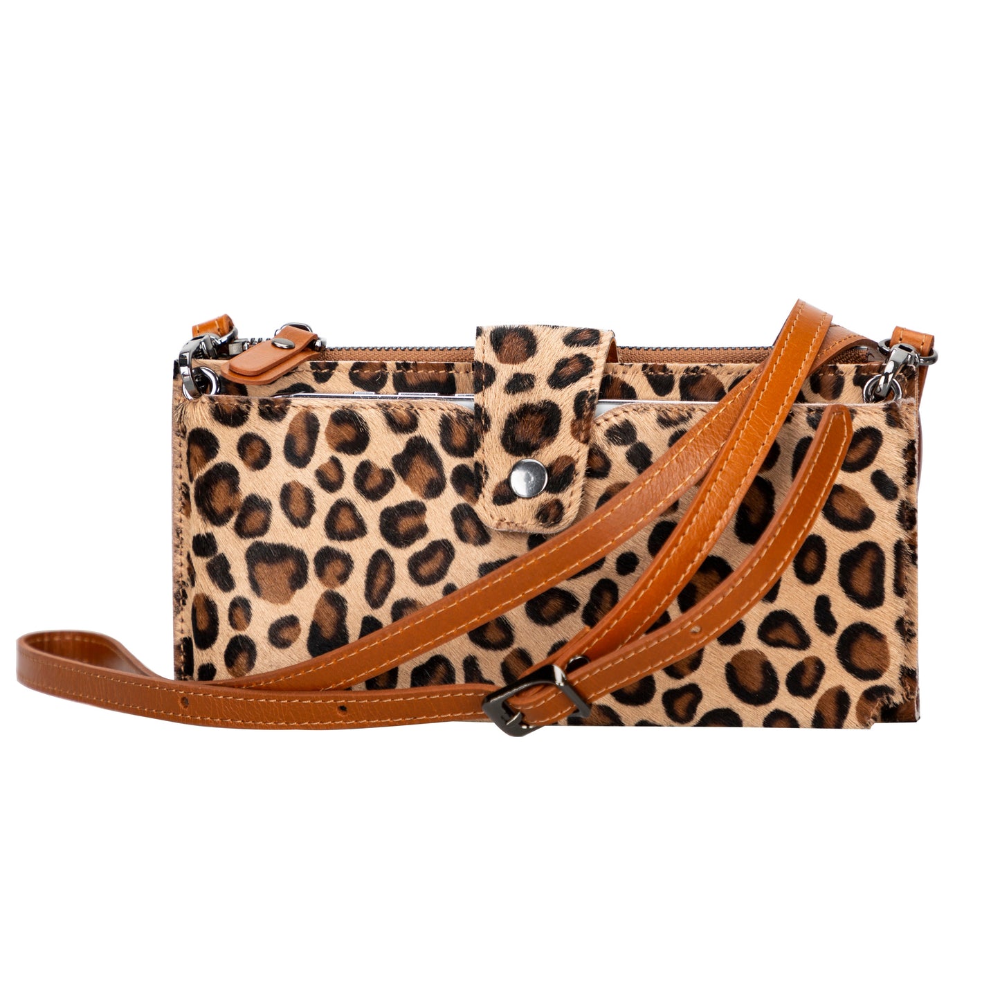 Bayelon Nexora Strap Leather Wallet for Modern Women
