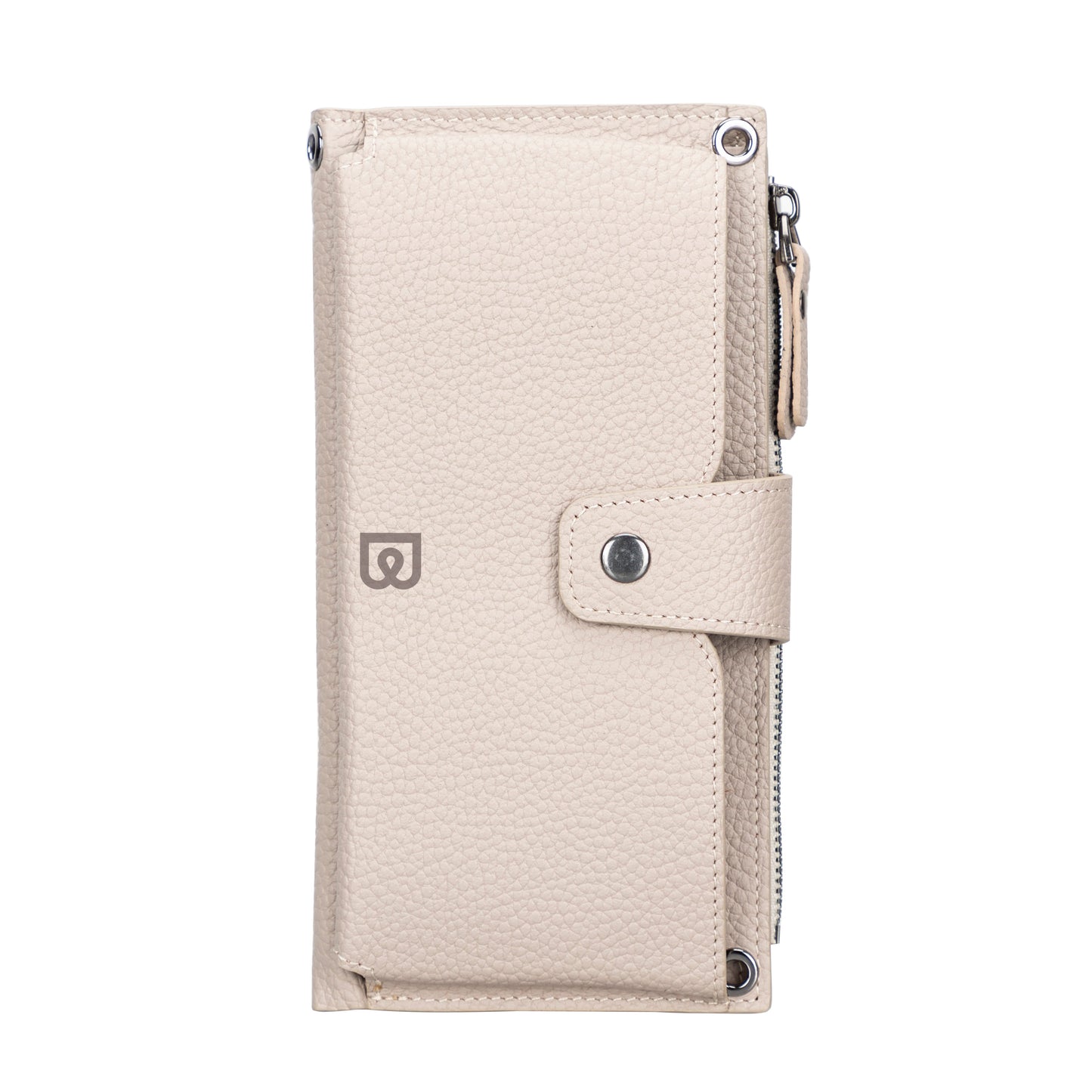 Bayelon Nexora Strap Leather Wallet for Modern Women Sandy Brown
