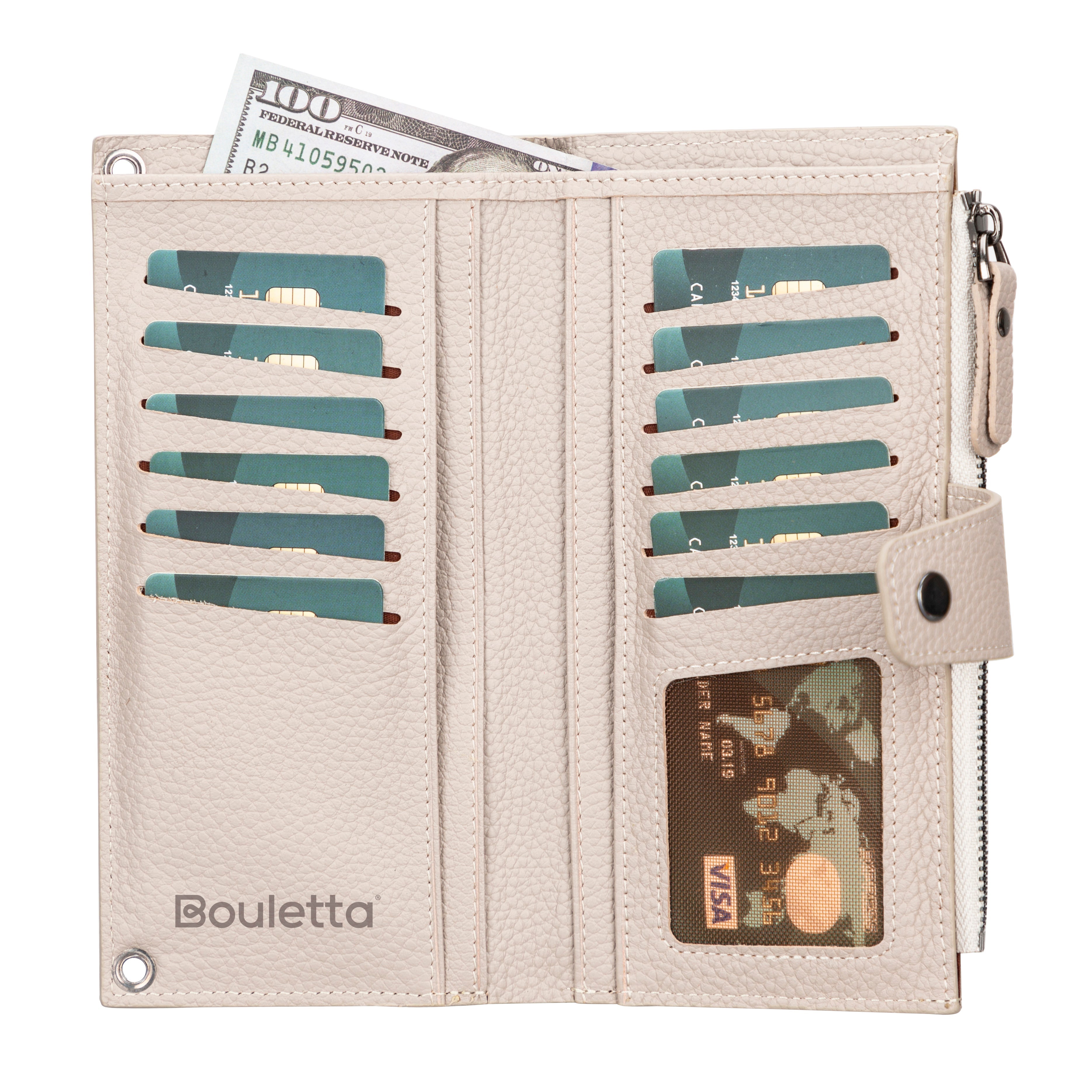 Bayelon Nexora Strap Leather Wallet for Modern Women