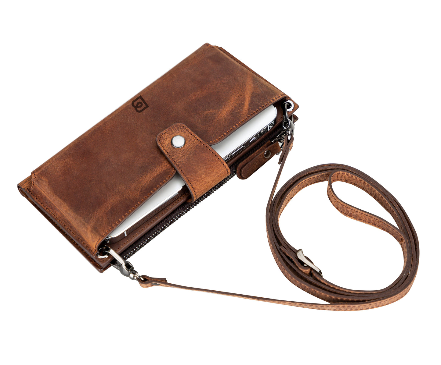 Bayelon Nexora Strap Leather Wallet for Modern Women