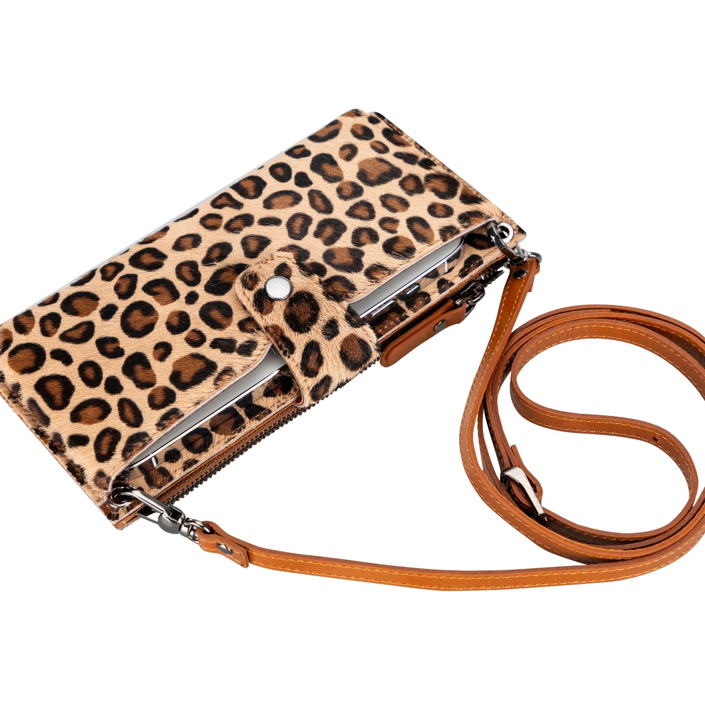 Bayelon Nexora Strap Leather Wallet for Modern Women