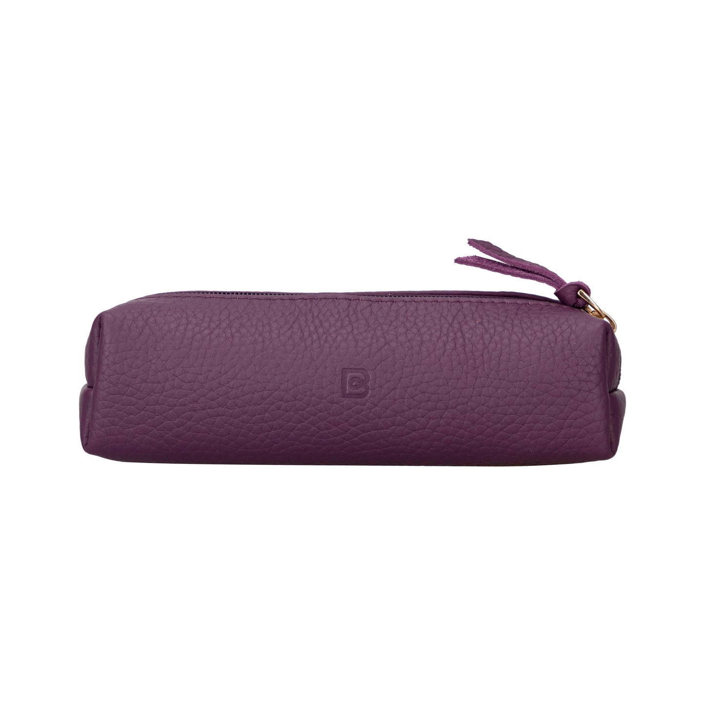 Bayelon Fortexa Genuine Leather Pencil Case Plum