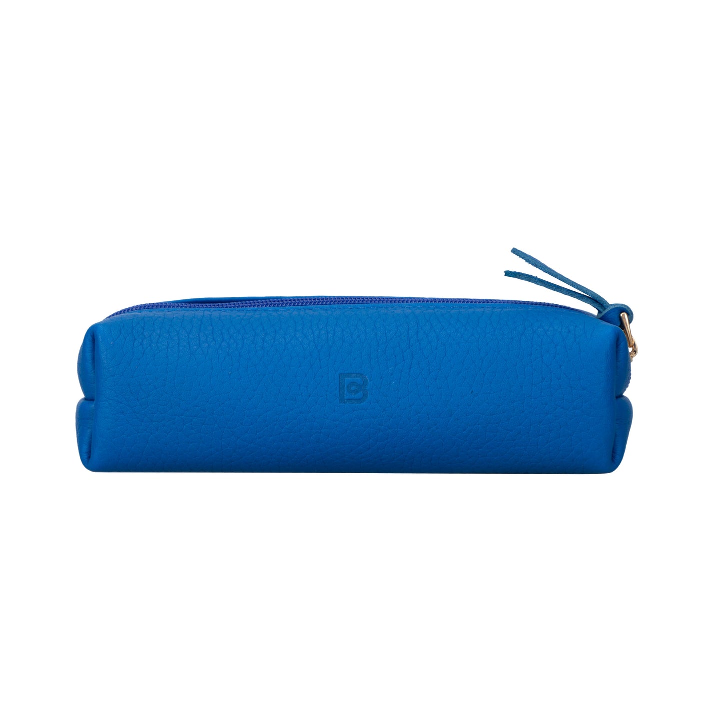 Bayelon Fortexa Genuine Leather Pencil Case Azure