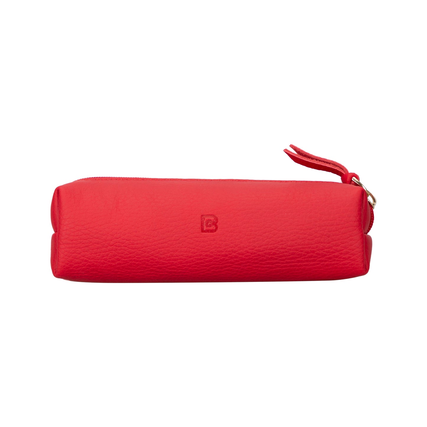 Bayelon Fortexa Genuine Leather Pencil Case Ruby Red