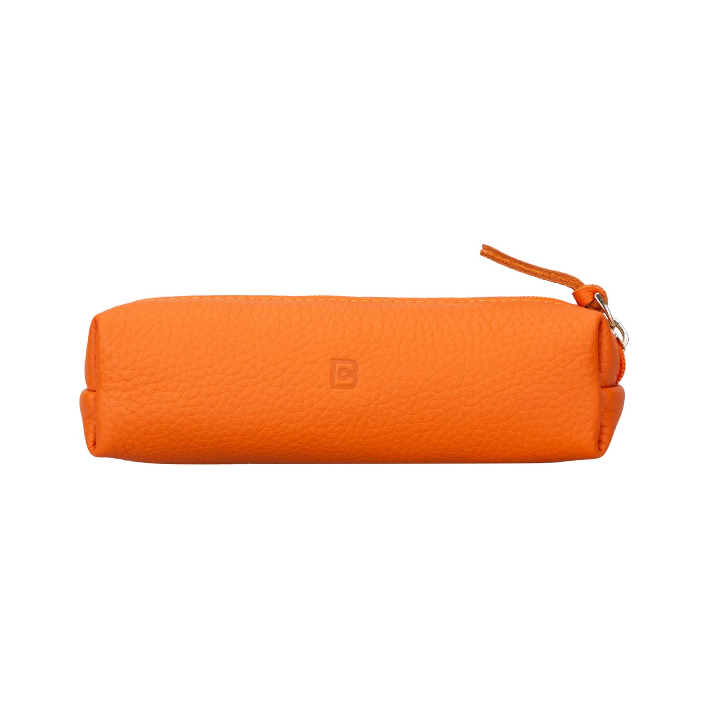 Bayelon Fortexa Genuine Leather Pencil Case Sandy Orange