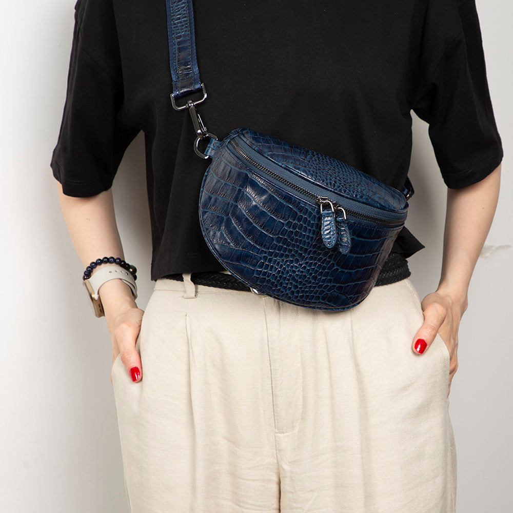 UnBranded Alora Leather Crossbody Bag