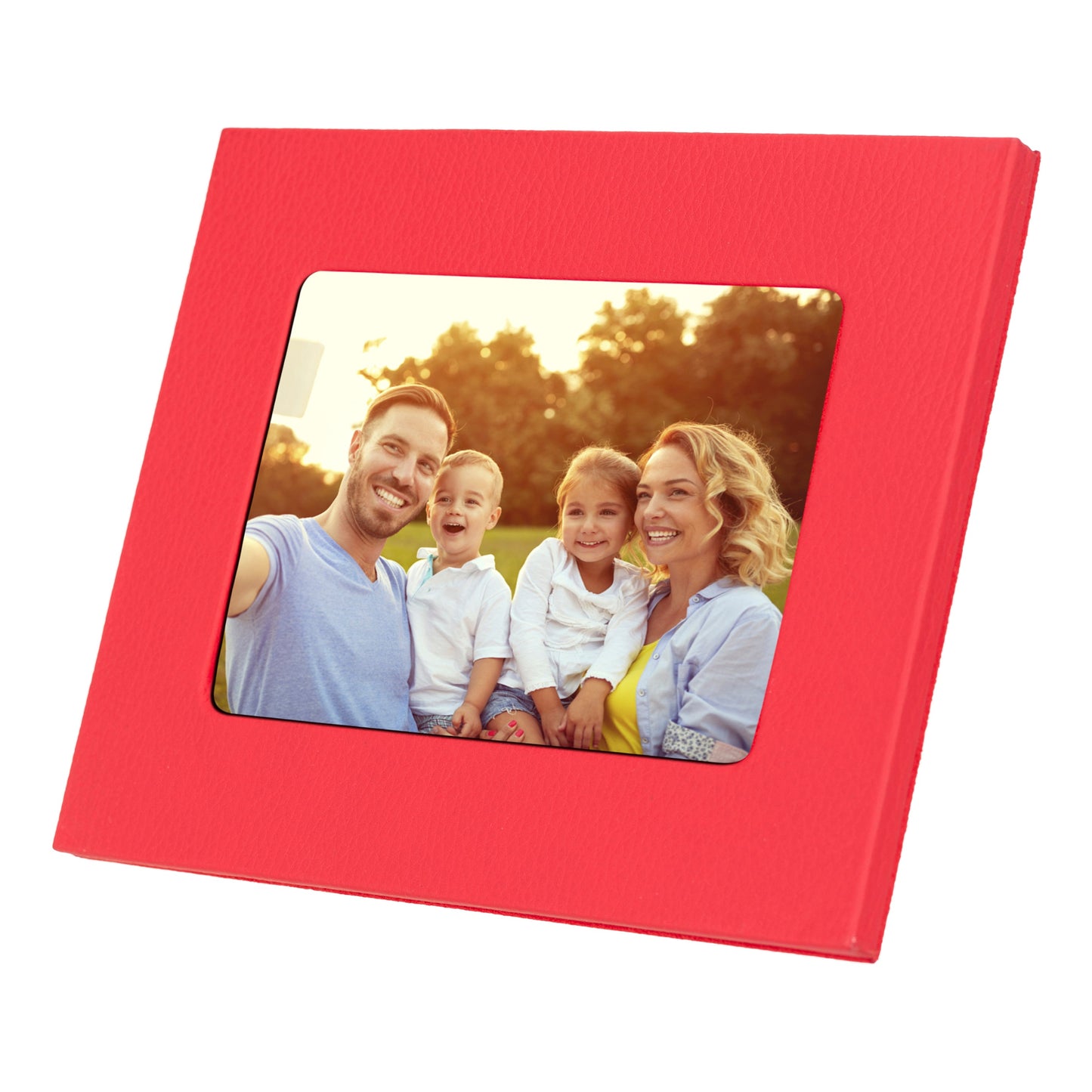 Bayelon Live Leather Photo Frame - Handcrafted Elegance