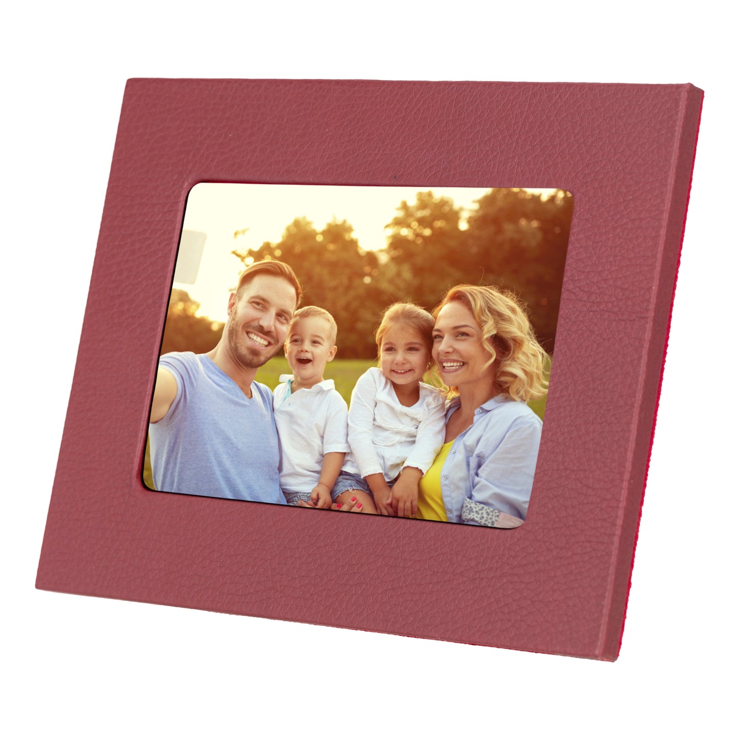 Bayelon Live Leather Photo Frame - Handcrafted Elegance