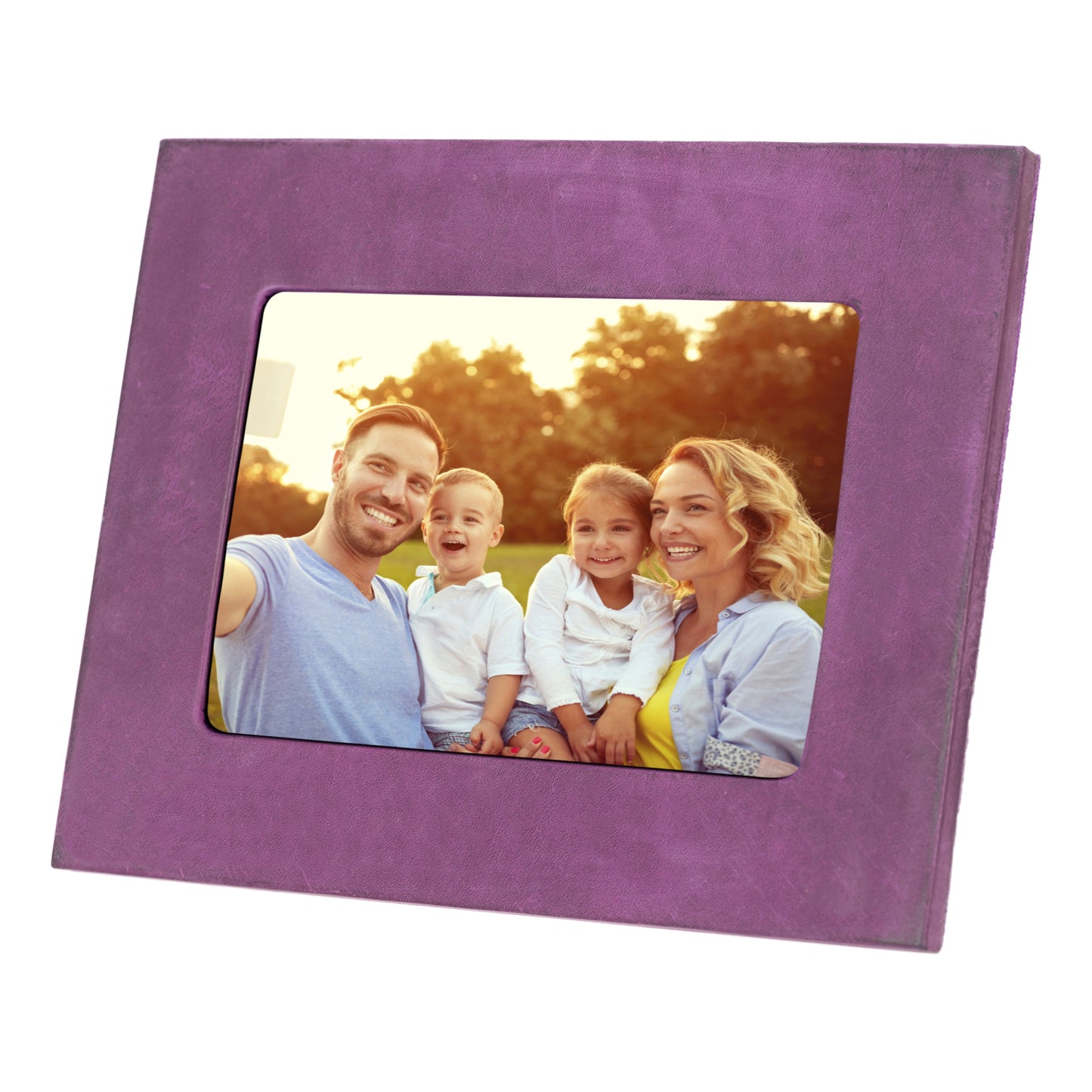 Bayelon Live Leather Photo Frame - Handcrafted Elegance