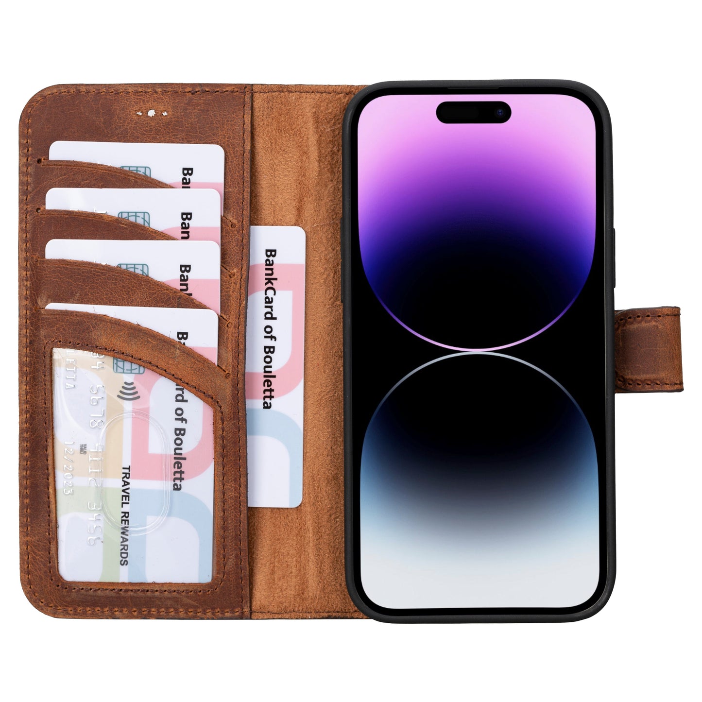 Bayelon Magic iPhone 16 Plus Leather Detachable Wallet Case