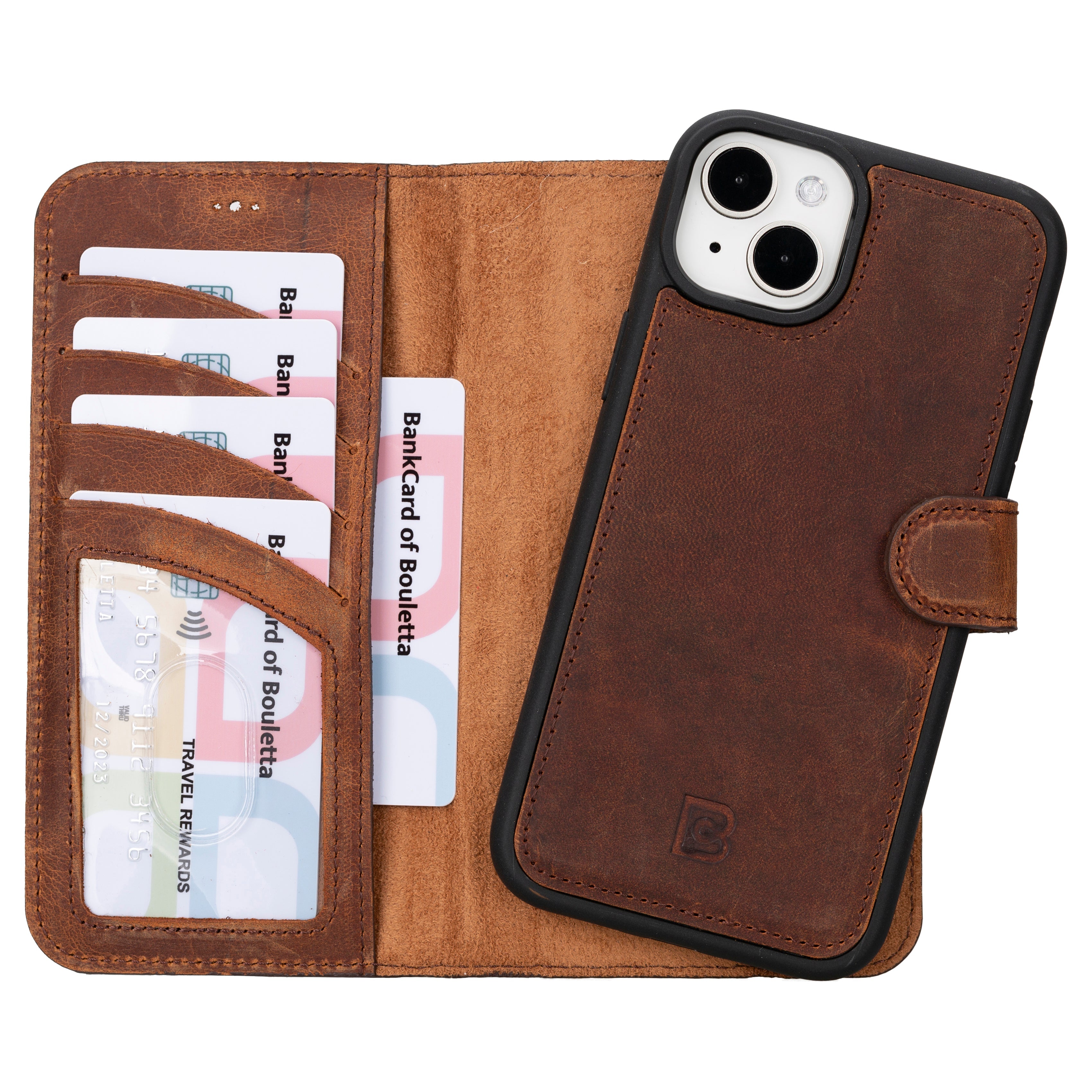 Bayelon Magic iPhone 16 Plus Leather Detachable Wallet Case