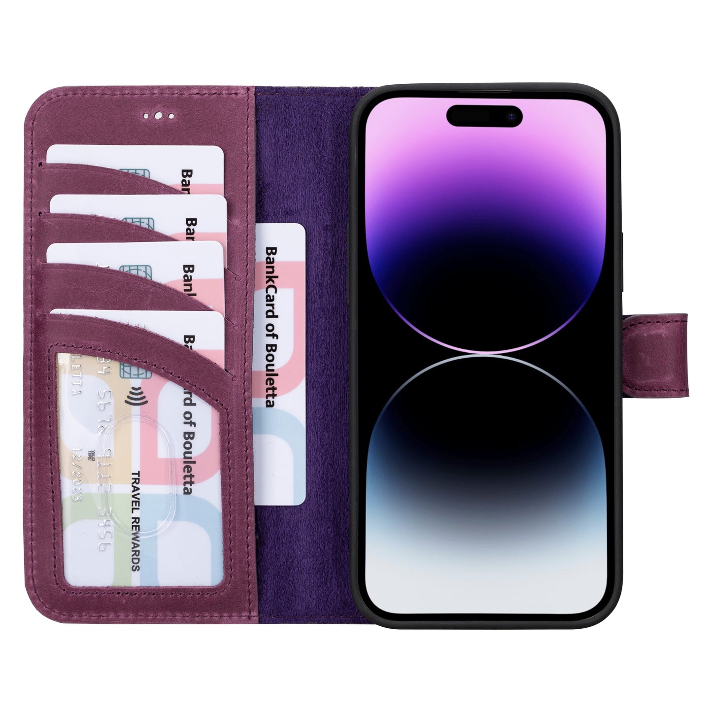Bayelon Magic iPhone 16 Plus Leather Detachable Wallet Case