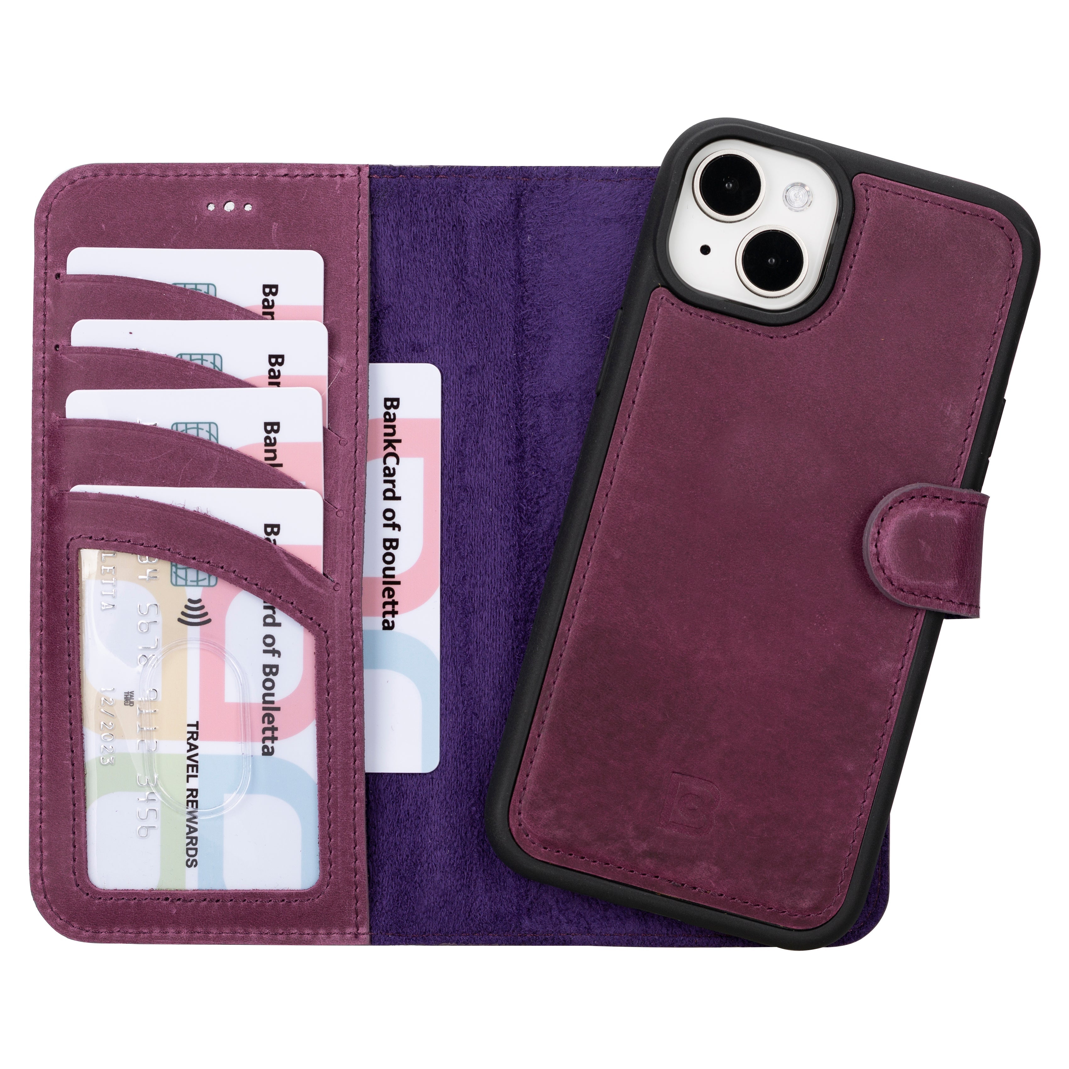 Bayelon Magic iPhone 16 Plus Leather Detachable Wallet Case