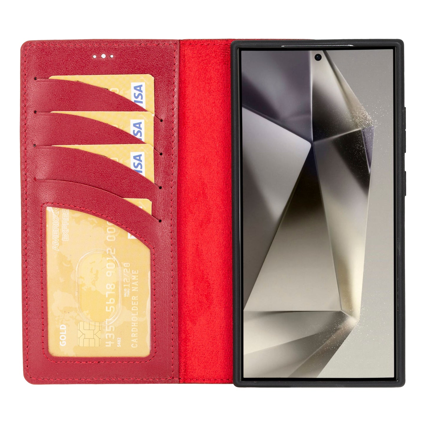 Bayelon Magic Detachable Leather Wallet Case for Samsung Galaxy S24