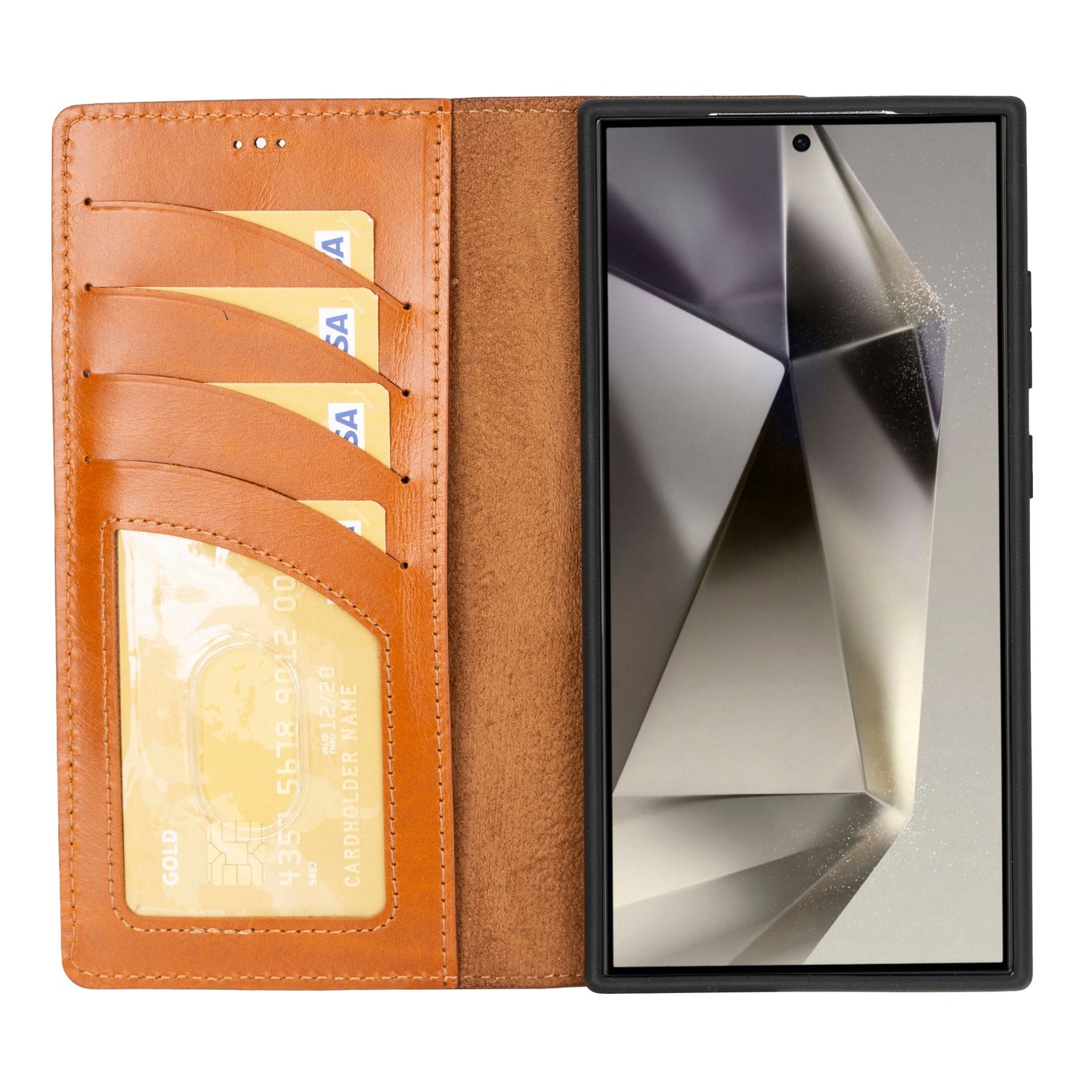 Bayelon Magic Detachable Leather Wallet Case for Samsung Galaxy S24