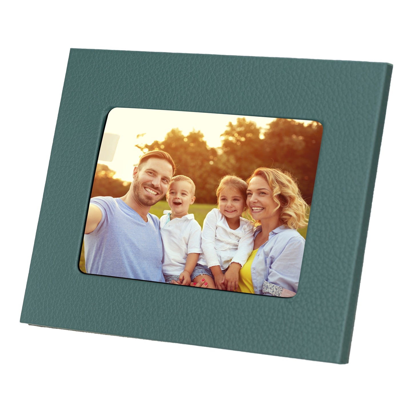 Bayelon Live Leather Photo Frame - Handcrafted Elegance