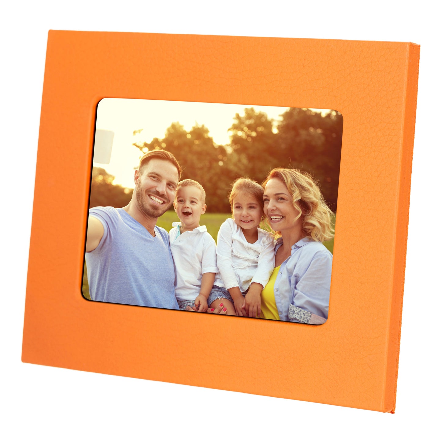 Bayelon Live Leather Photo Frame - Handcrafted Elegance