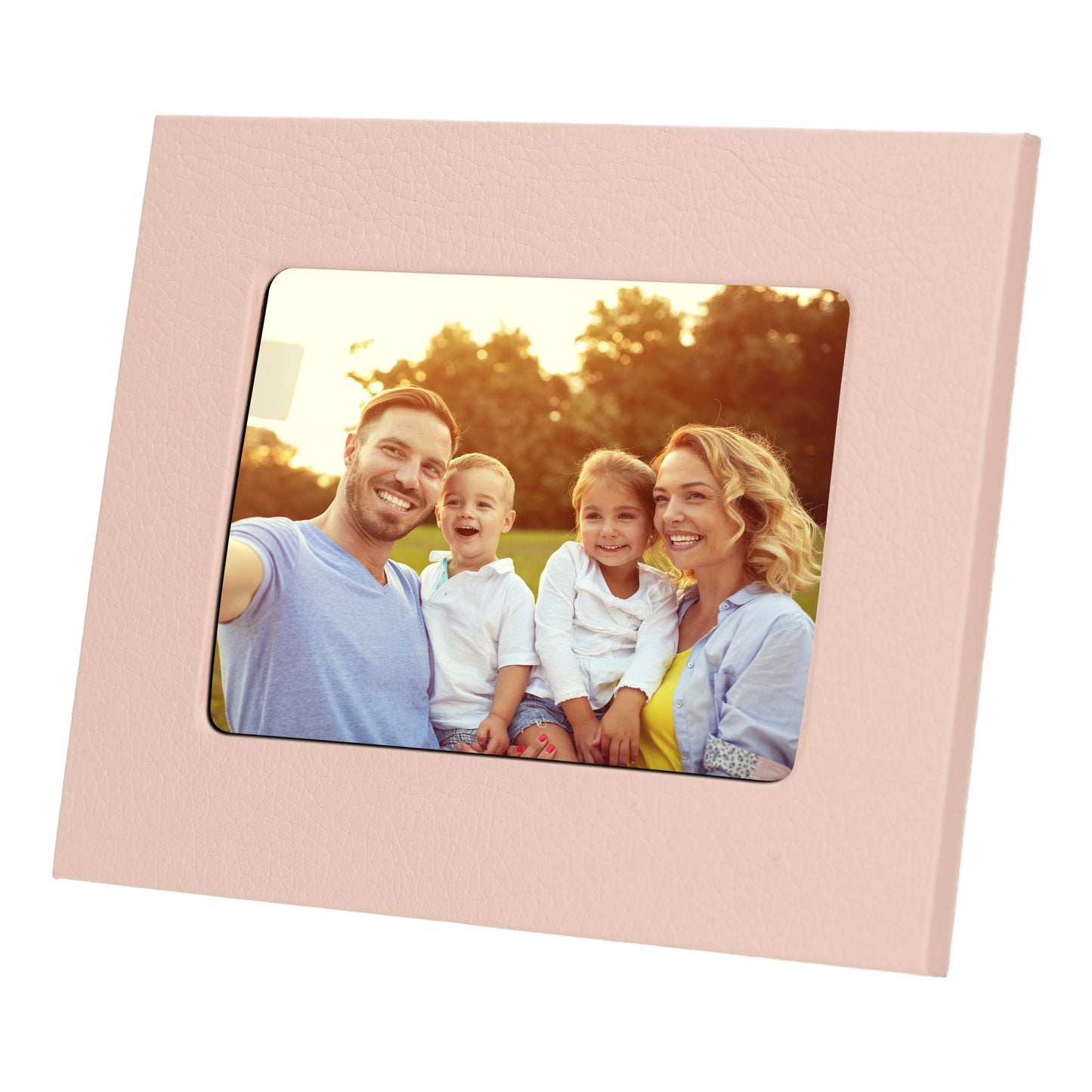 Bayelon Live Leather Photo Frame - Handcrafted Elegance