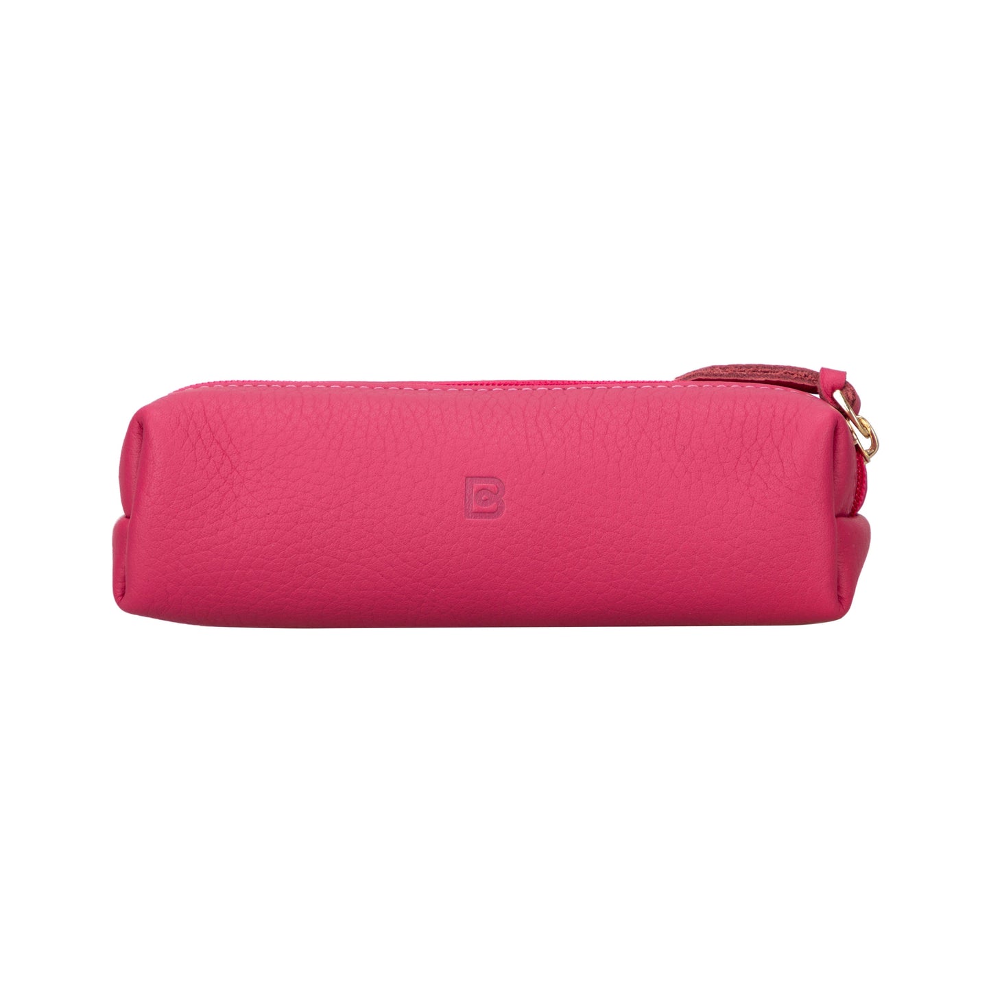 Bayelon Fortexa Genuine Leather Pencil Case Medium Violet Red