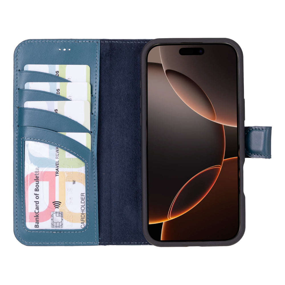 Bayelon Magic iPhone 16 Pro Max Detachable Leather Wallet Case