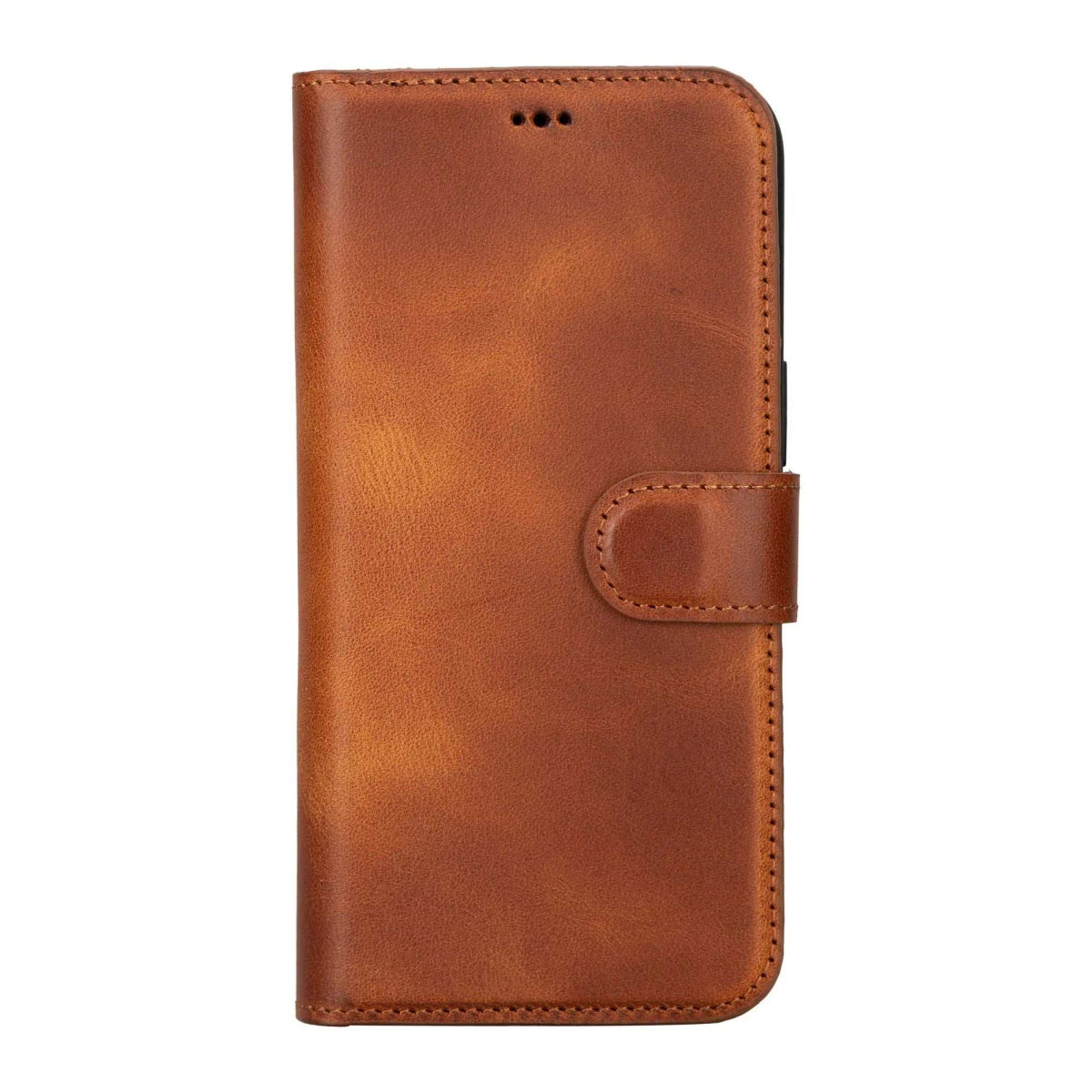 Bayelon Samsung Galaxy S24 Series Detachable Leather Wallet Case Vintage Brown