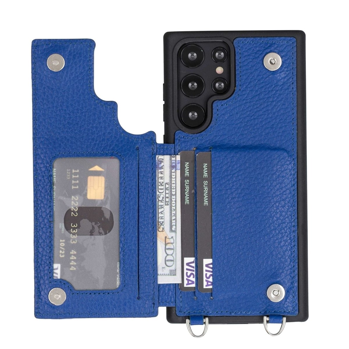 Bayelon Galaxy S22 Ultra Crossbody Leather Case