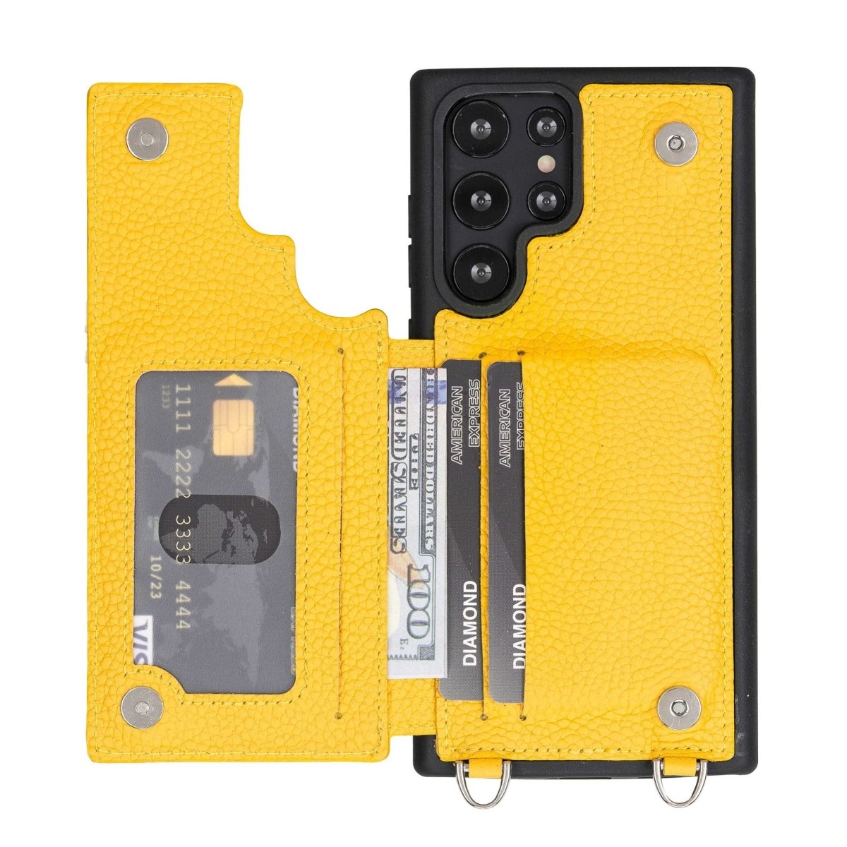 Bayelon Galaxy S22 Ultra Crossbody Leather Case