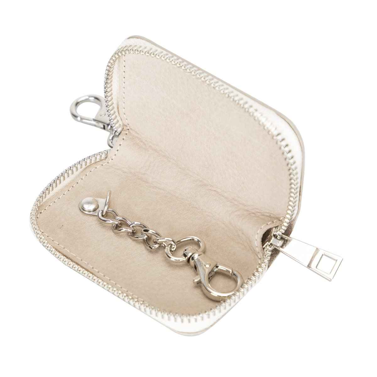Bayelon Leather Key Holder - Keep Your Keys Organized Floater Grey