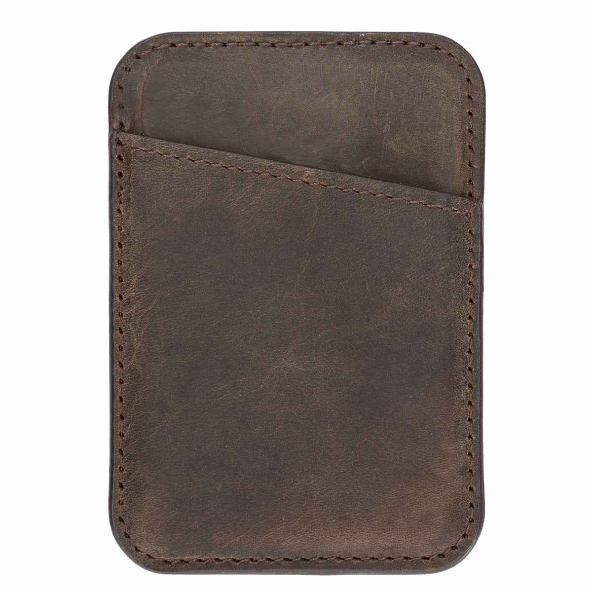 Bayelon Leather Magnetic Card Holder Compatible with iPhone 14, 13 and 12 Models