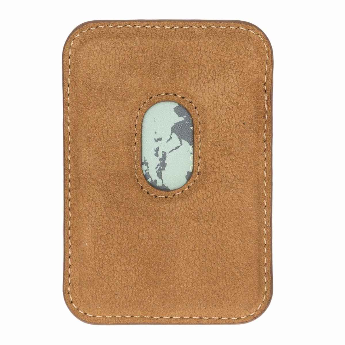 Bayelon Leather Magnetic Card Holder Compatible with iPhone 14, 13 and 12 Models