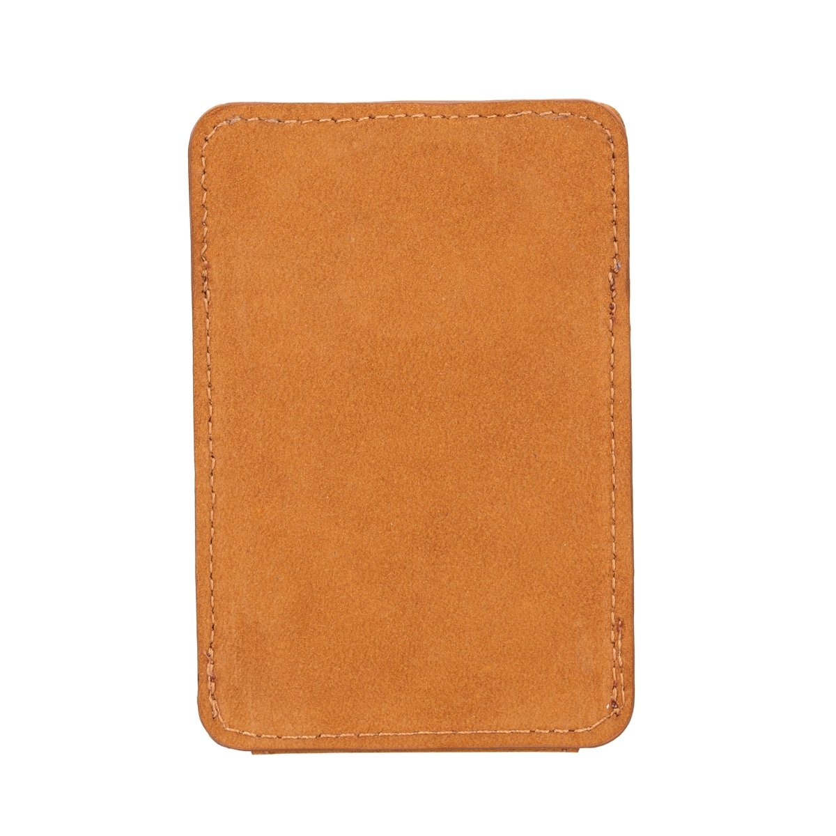 Bayelon Leather Magnetic Card Holder for iPhone 14, 13 and 12 Models with Kickstand