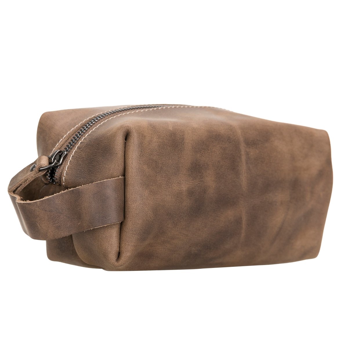 Bayelon Leather Traveler's Makeup and Toiletry Bag