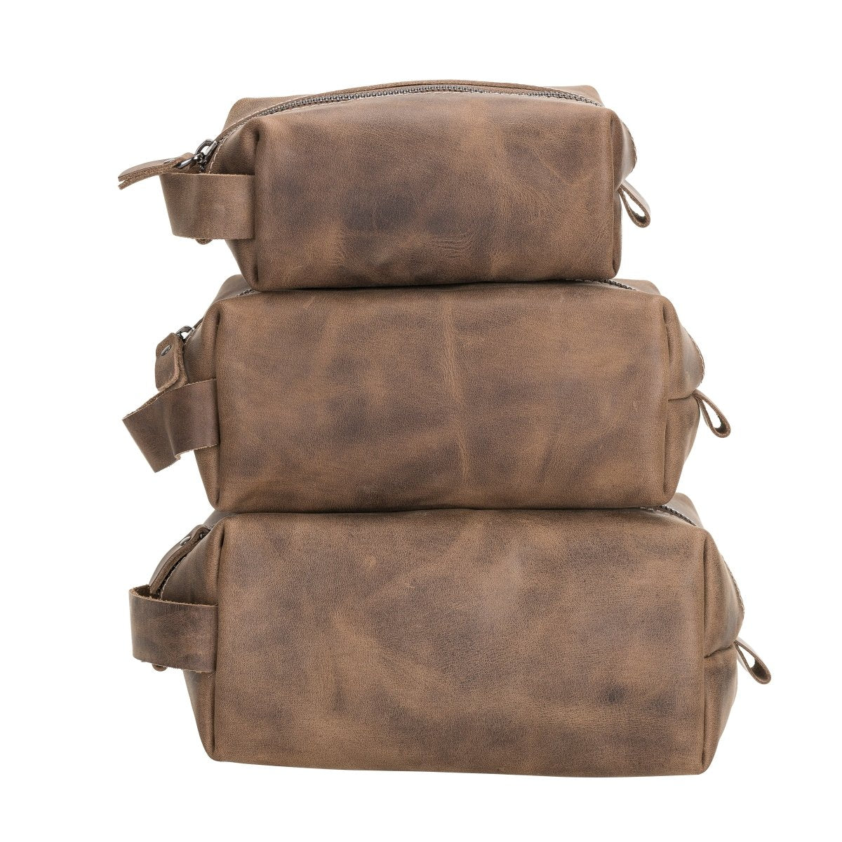 Bayelon Leather Traveler's Makeup and Toiletry Bag